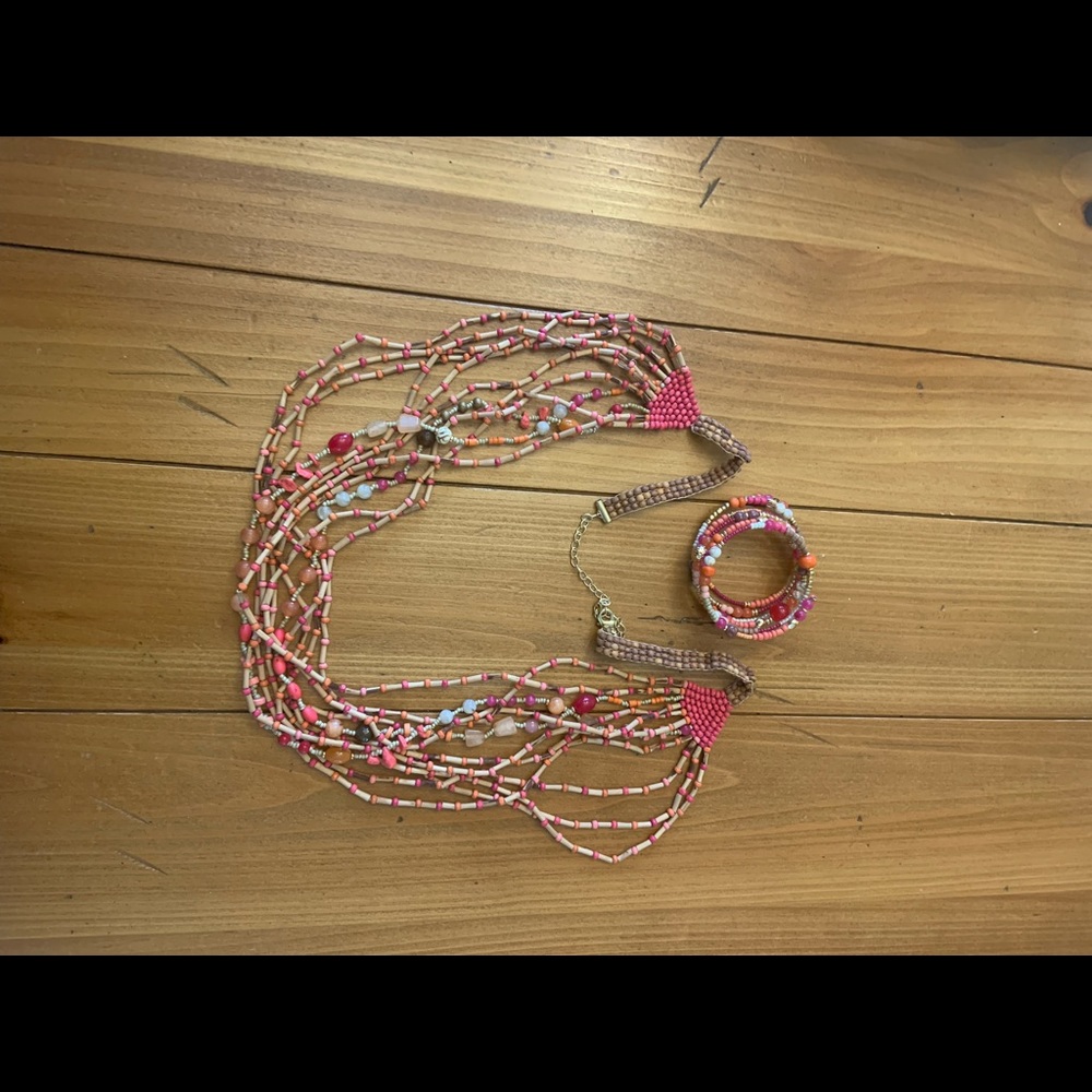 Chico’s necklace and bracelet